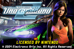 Need for Speed - Underground 2 Title Screen
